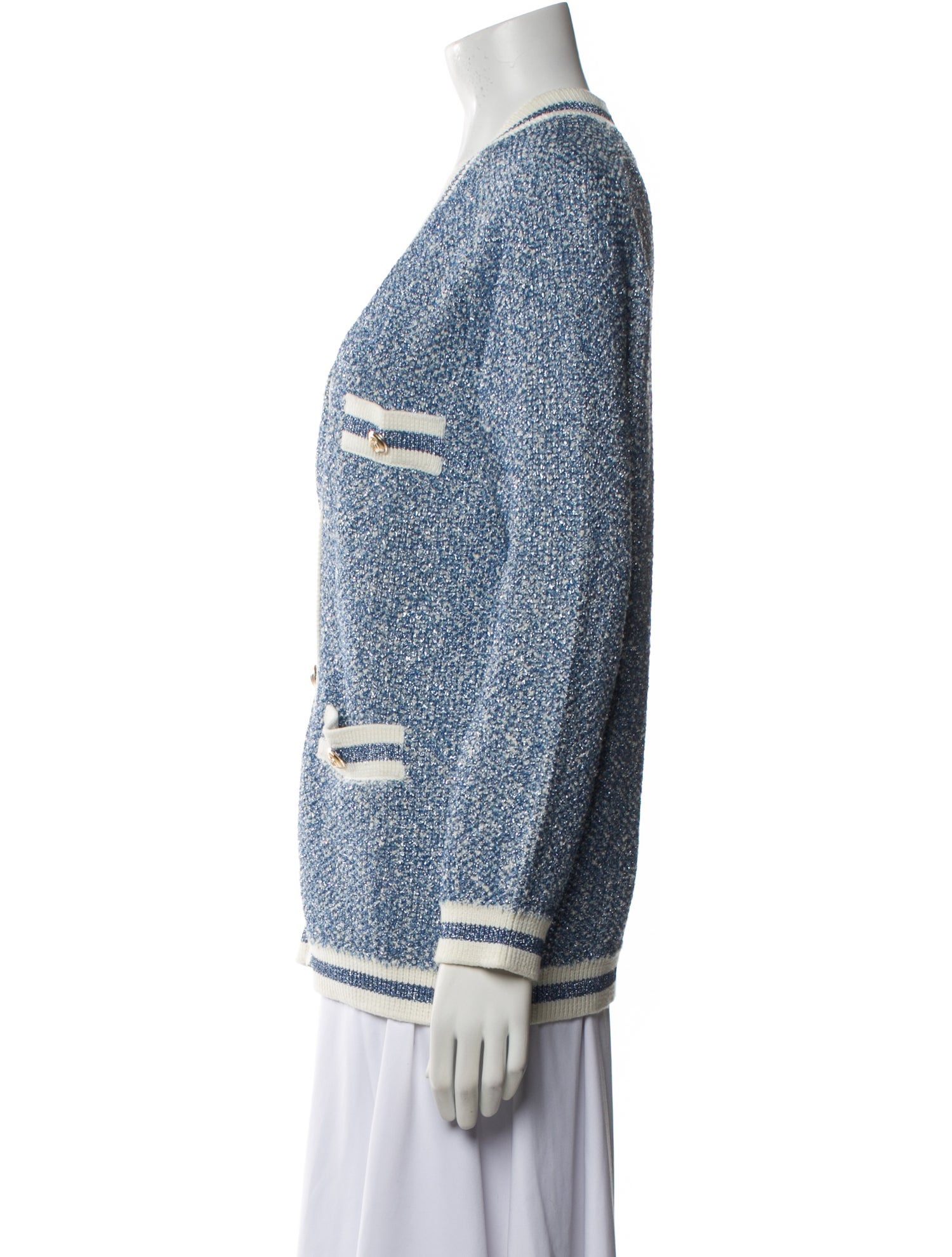 Maje Printed Denim Jacket