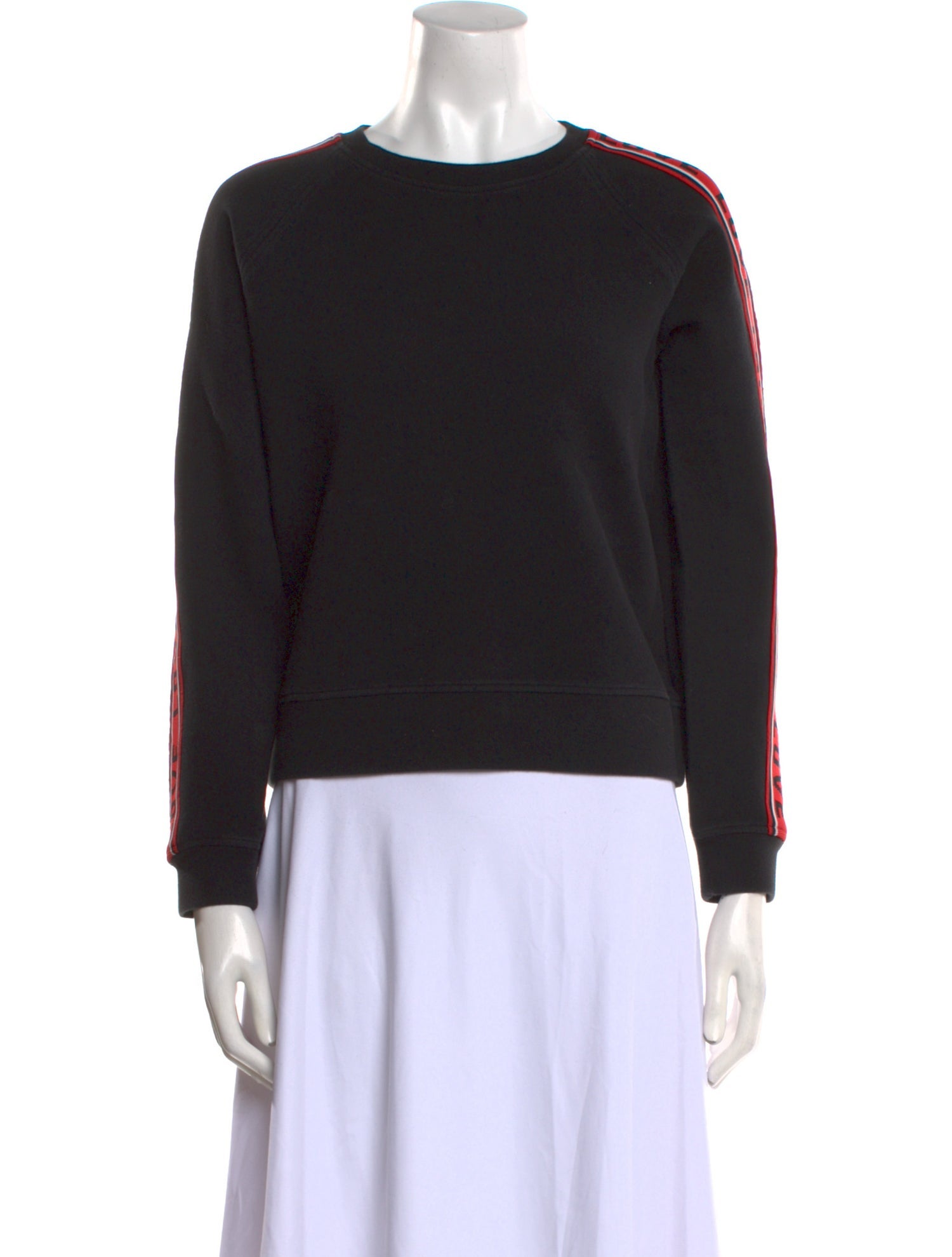 Maje Crew Neck Long Sleeve Sweatshirt