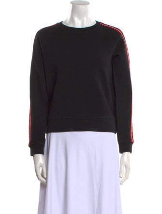 Maje Crew Neck Long Sleeve Sweatshirt