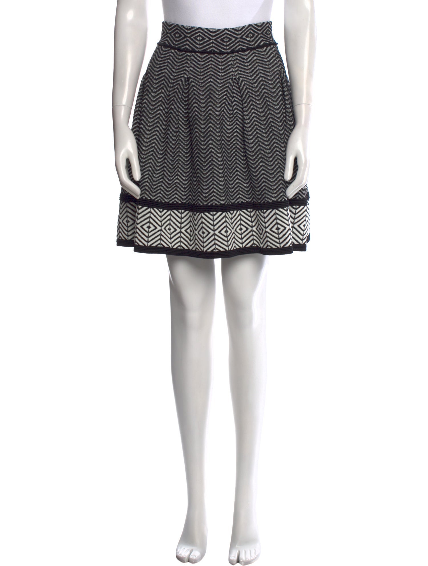 Maje Printed Knee-Length Skirt