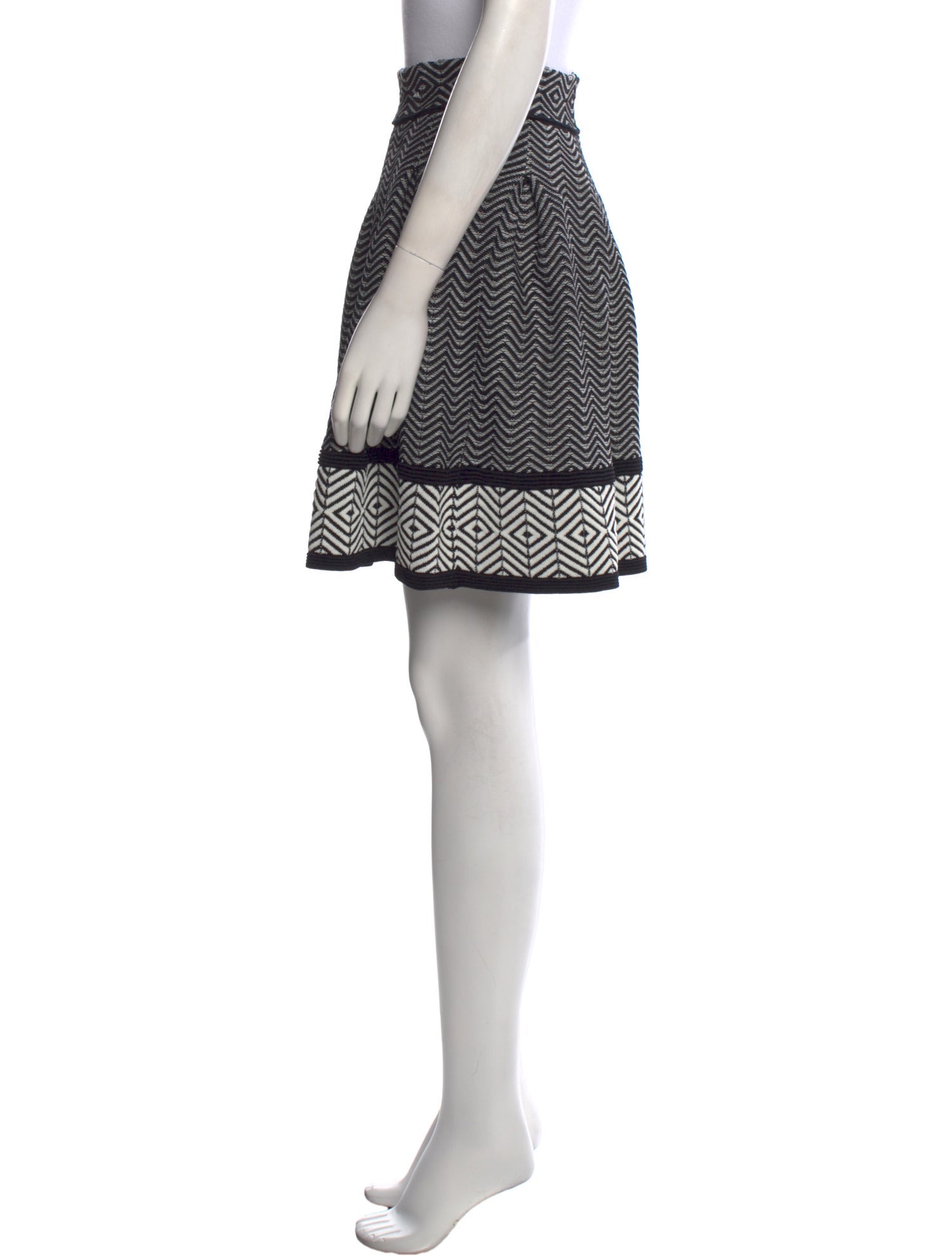 Maje Printed Knee-Length Skirt