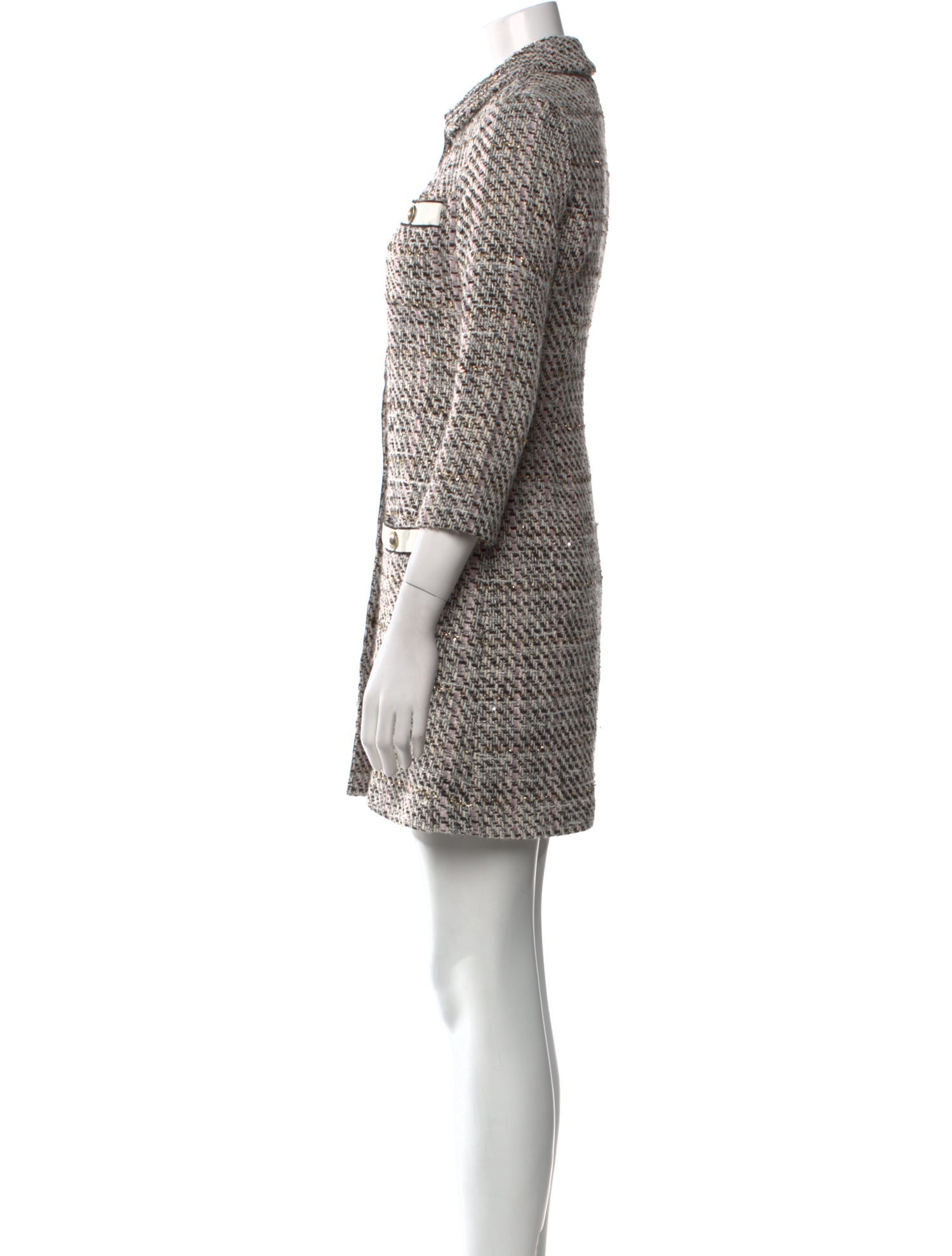 Maje Tweed Mini Dress