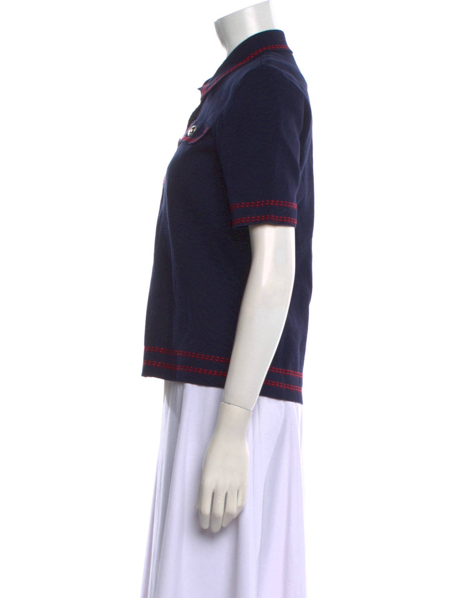 Maje Short Sleeve Polo