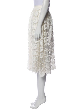 Maje Lace Pattern Knee-Length Skirt