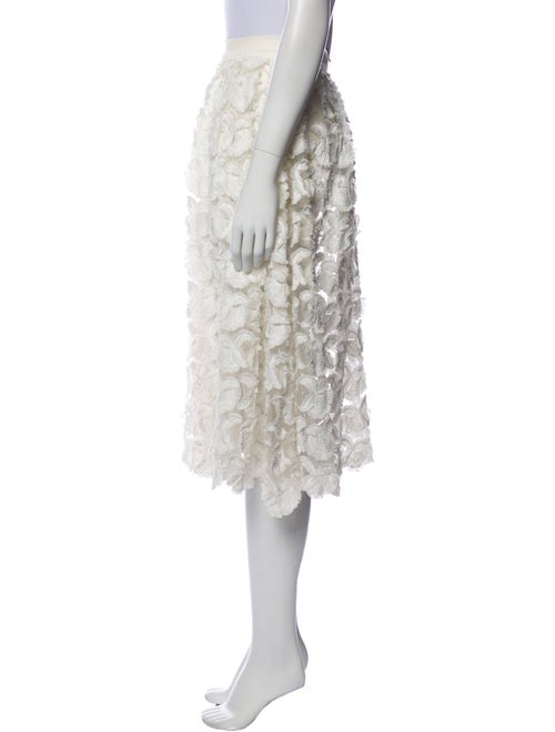 Maje Lace Pattern Knee-Length Skirt