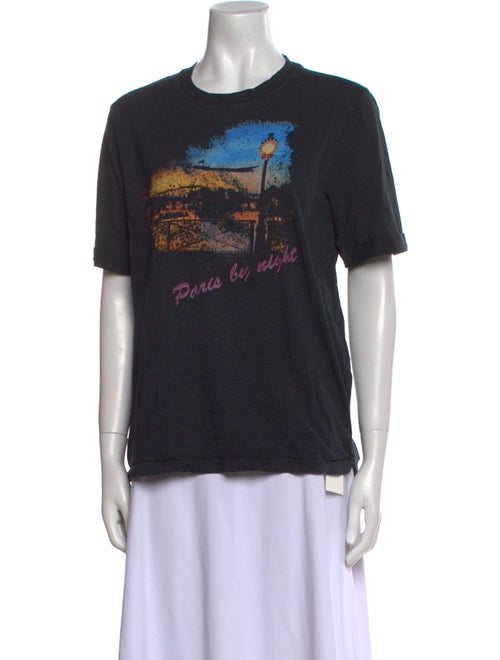 Maje Graphic Print Crew Neck T-Shirt