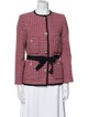 Maje Striped Evening Jacket