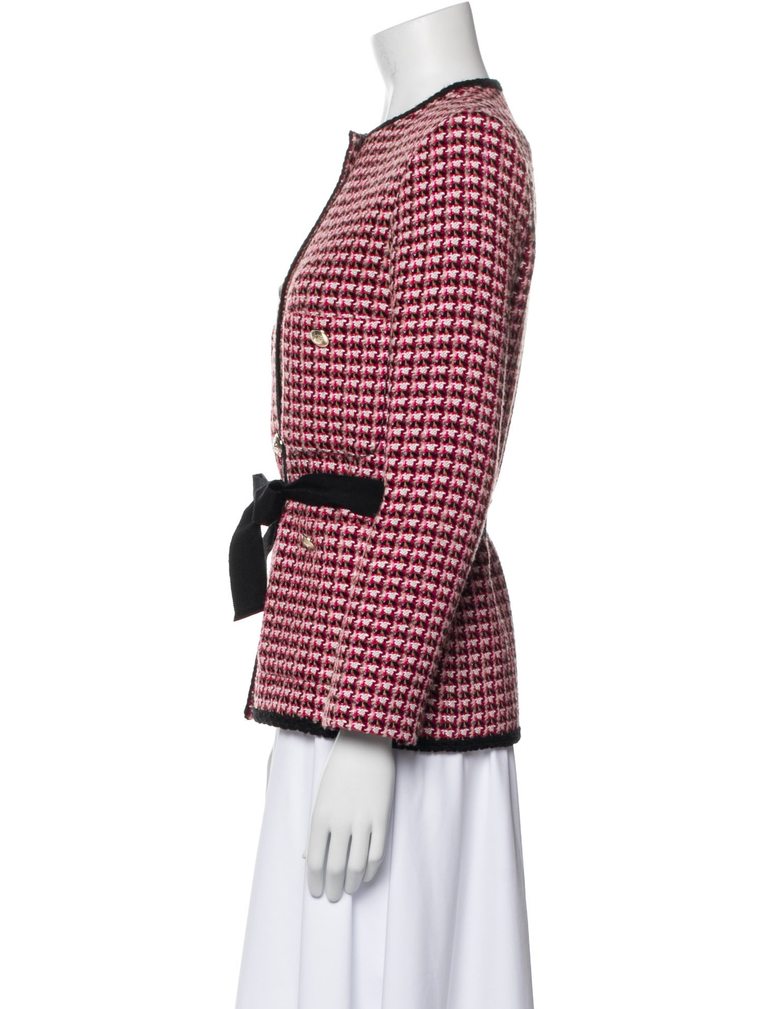 Maje Striped Evening Jacket