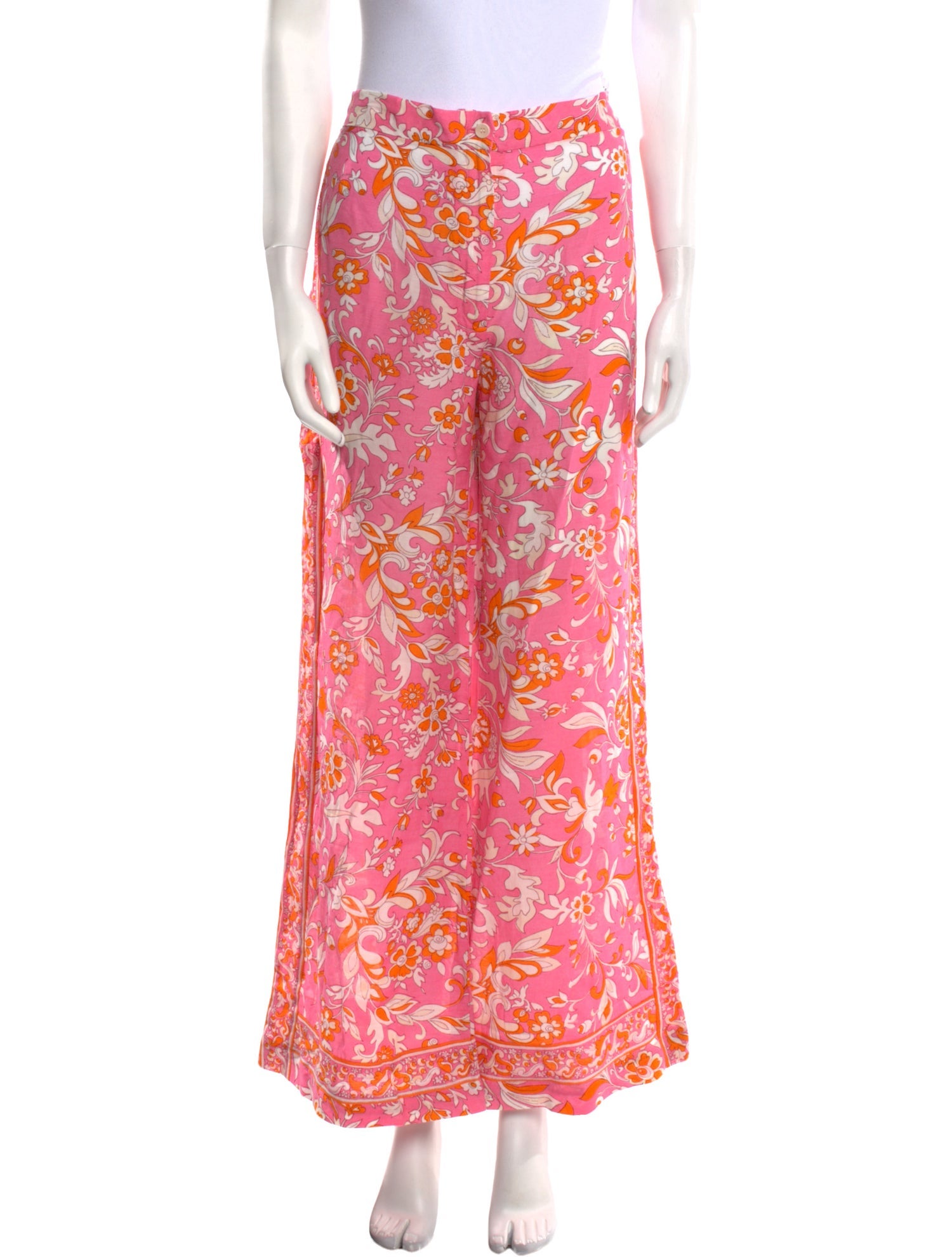 Maje Linen Wide Leg Pants