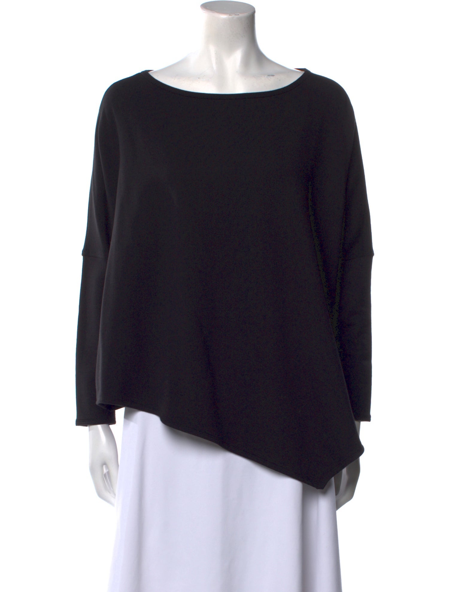 Maje Bateau Neckline Long Sleeve Sweatshirt