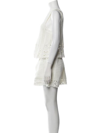 Maje Crochet Lace Pattern Short Set