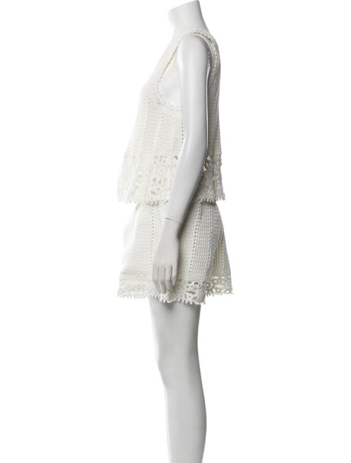 Maje Crochet Lace Pattern Short Set