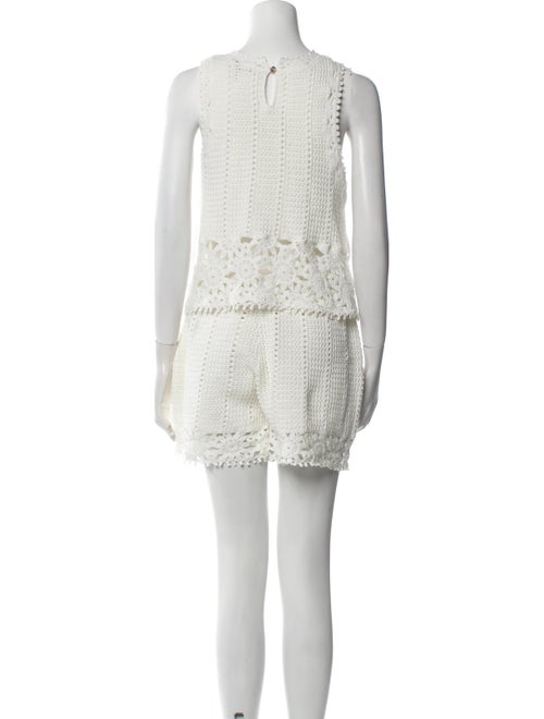 Maje Crochet Lace Pattern Short Set