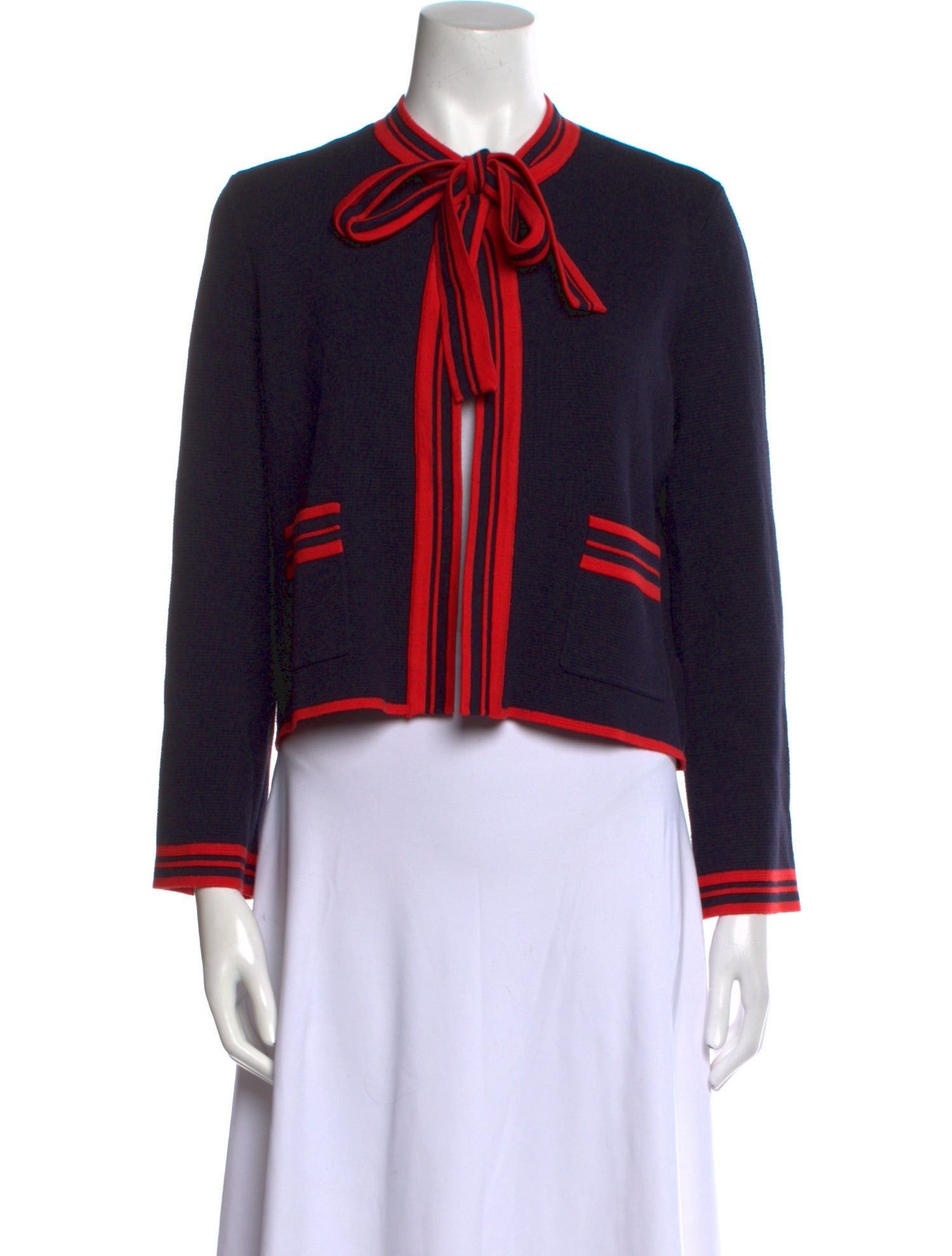 Maje Striped Crew Neck Sweater