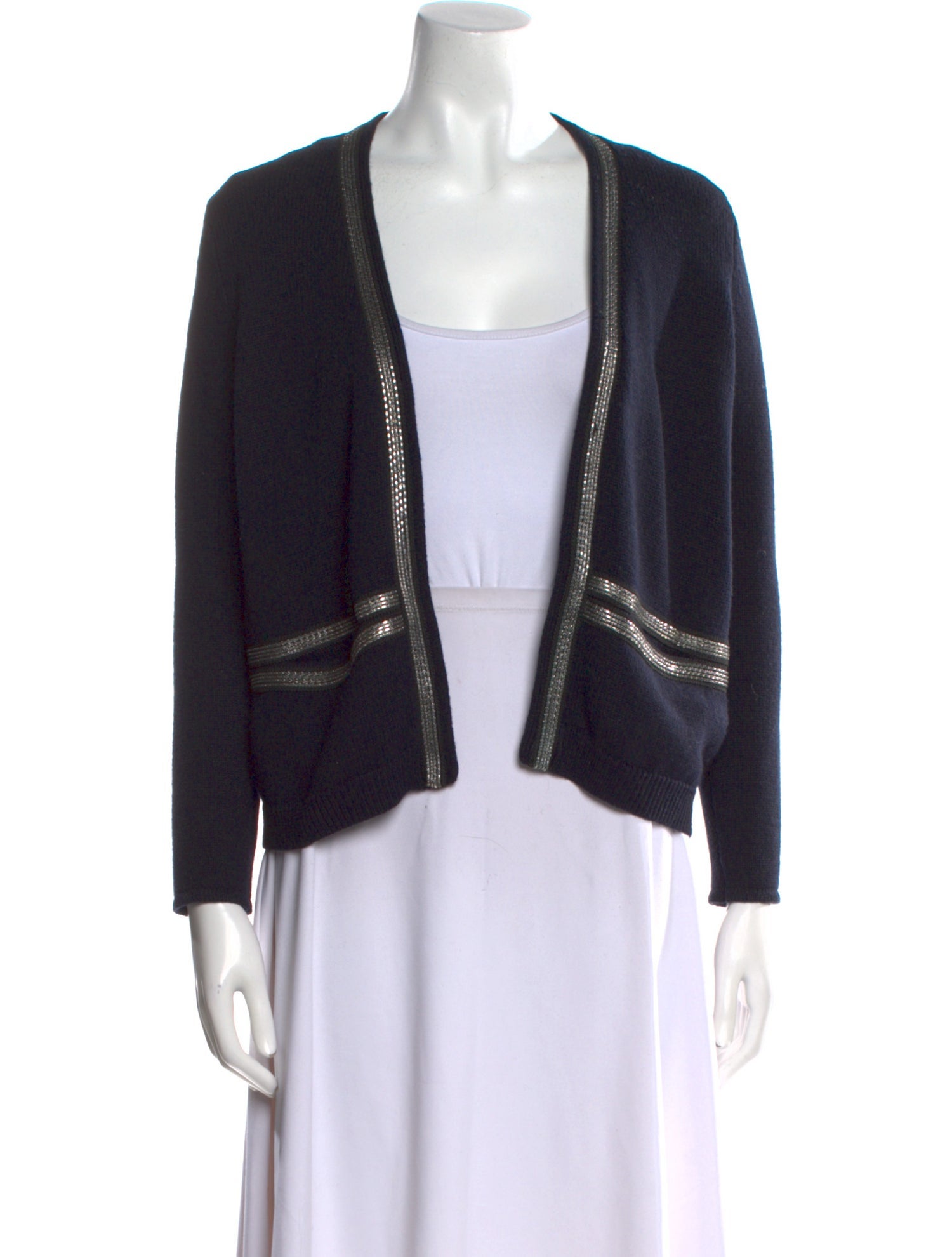 Maje Wool Open Front Sweater