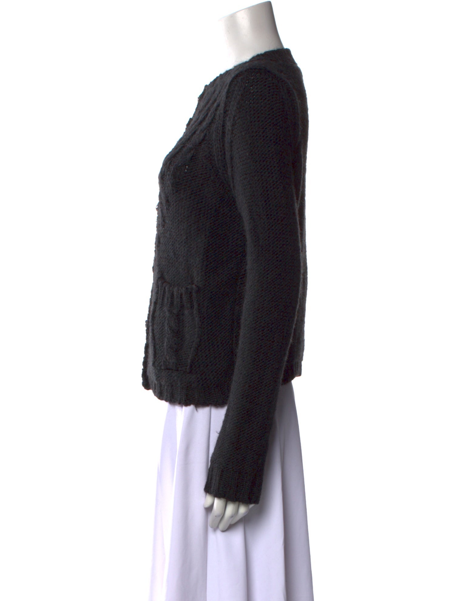 Maje Wool Crew Neck Sweater