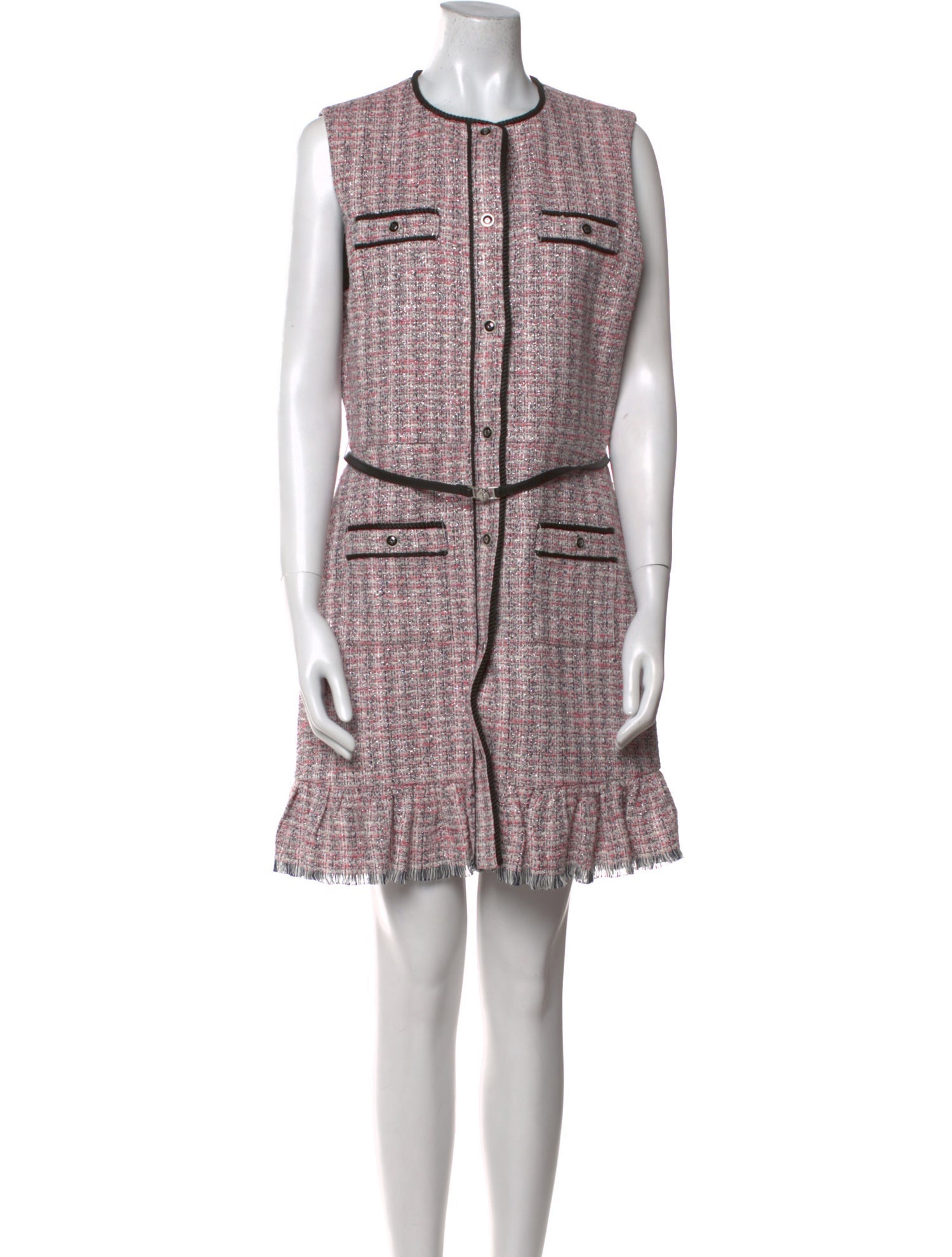 Maje Printed Mini Dress