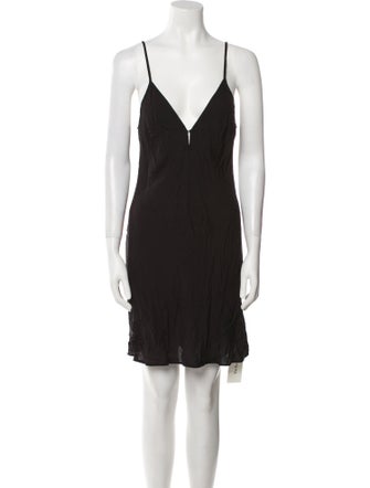 Maje V-Neck Mini Dress