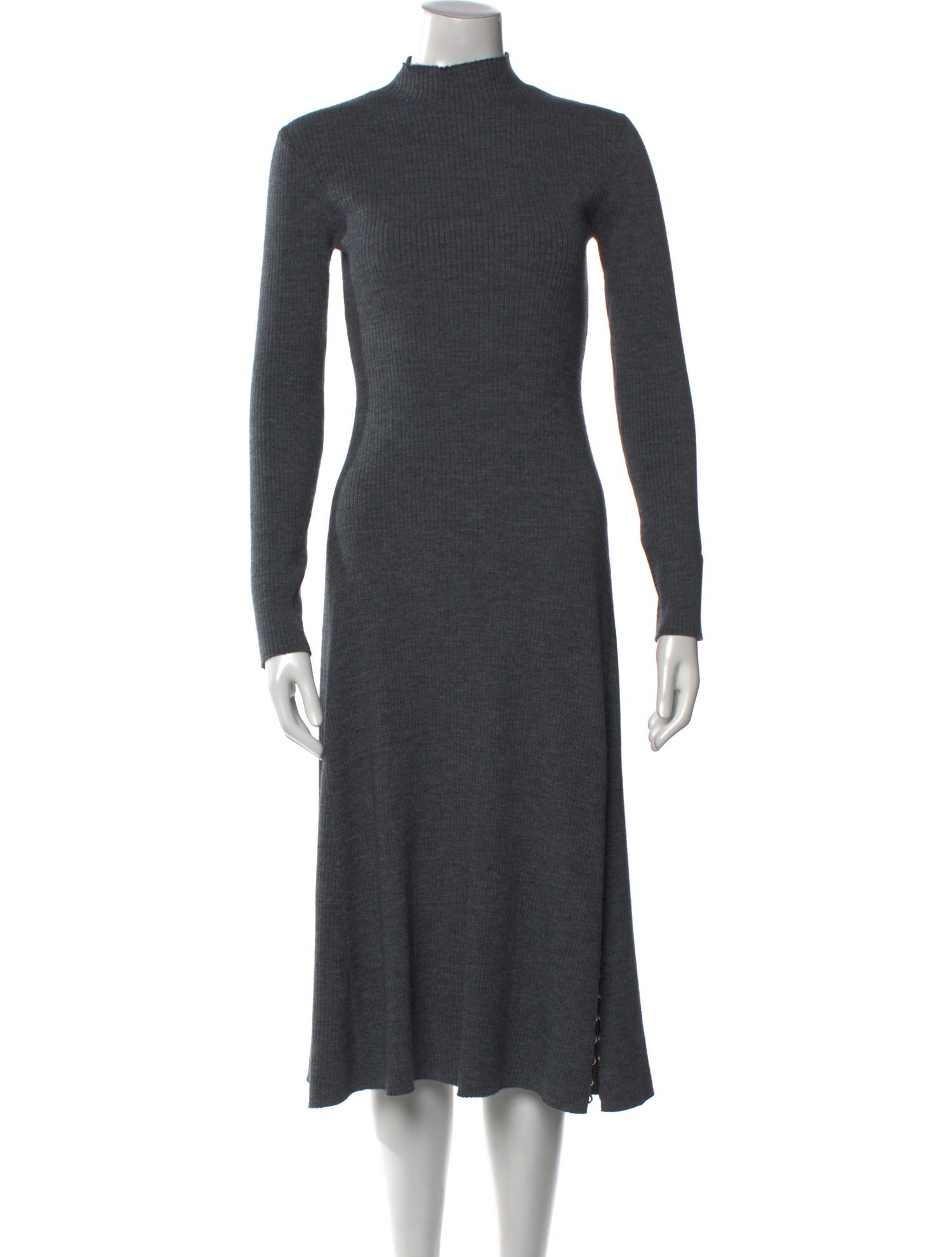 Maje Turtleneck Midi Length Dress