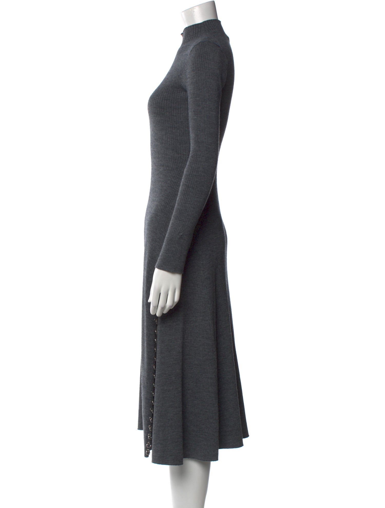 Maje Turtleneck Midi Length Dress