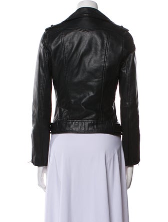Maje Leather Biker Jacket