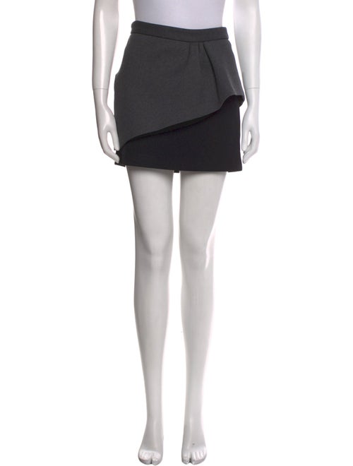 Maje Pleated Accents Mini Skirt