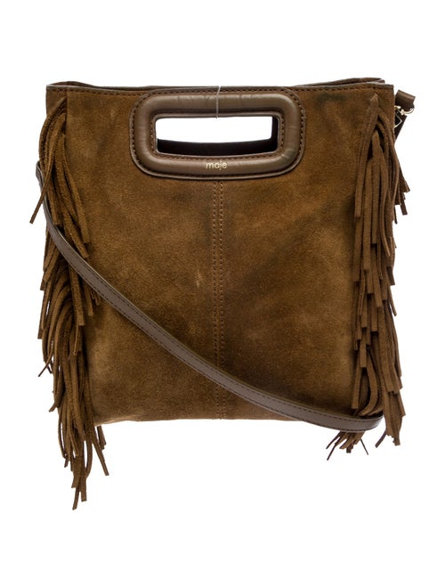 Maje Suede Crossbody Bag
