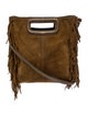 Maje Suede Crossbody Bag
