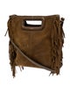 Maje Suede Crossbody Bag