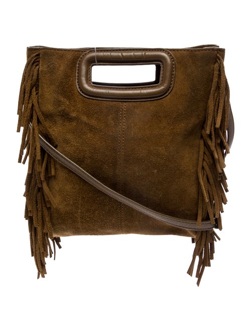 Maje Suede Crossbody Bag