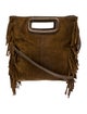 Maje Suede Crossbody Bag