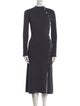 Maje Wool Midi Length Dress