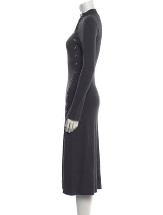 Maje Wool Midi Length Dress