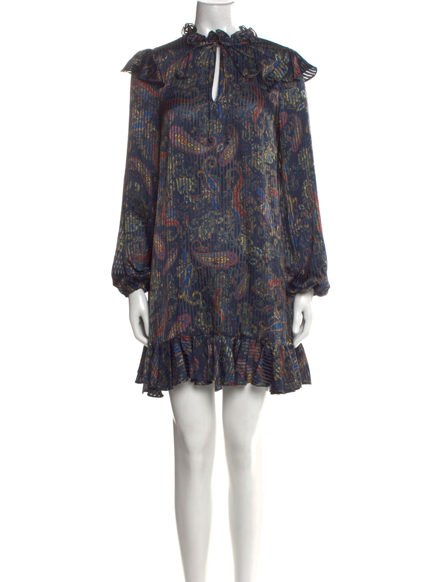 Maje Floral Print Mini Dress