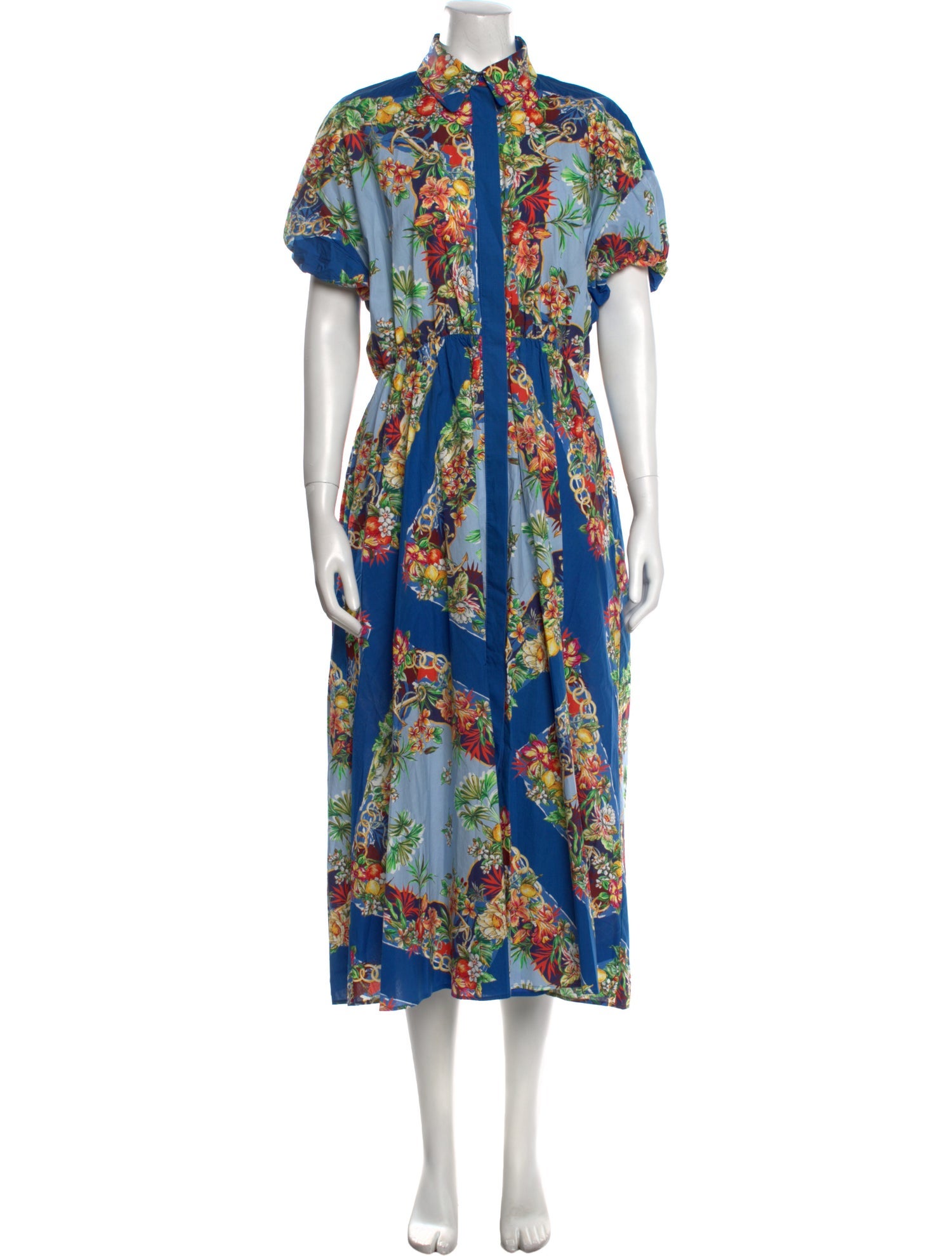 Maje Floral Print Long Dress