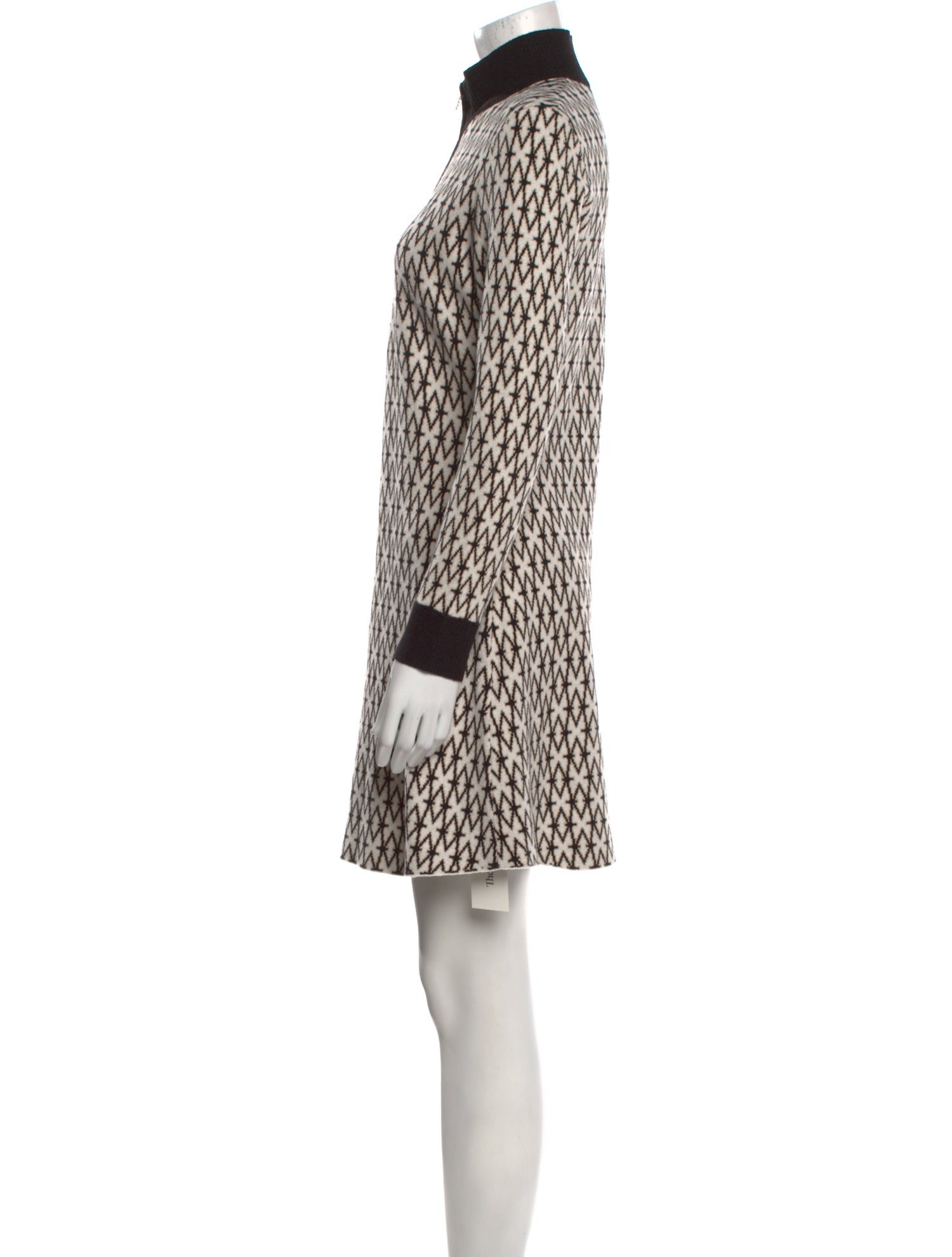 Maje Animal Print Mini Dress