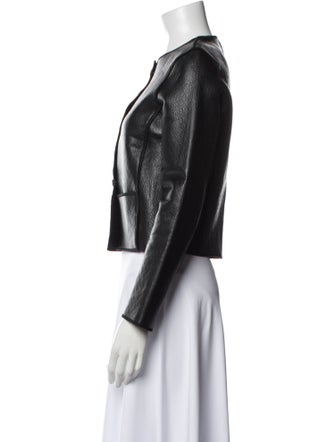Maje Leather Evening Jacket