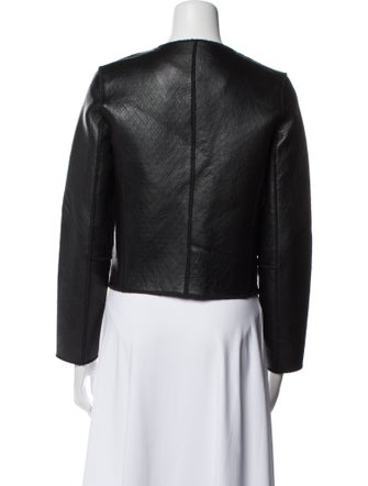 Maje Leather Evening Jacket