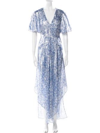 Maje Silk Long Dress