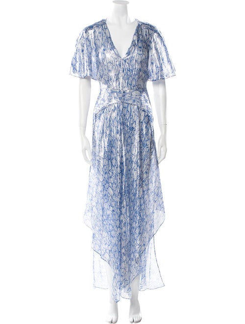 Maje Silk Long Dress