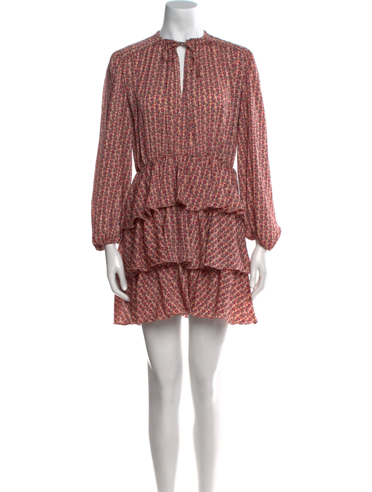 Maje Printed Mini Dress