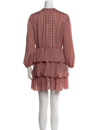 Maje Printed Mini Dress