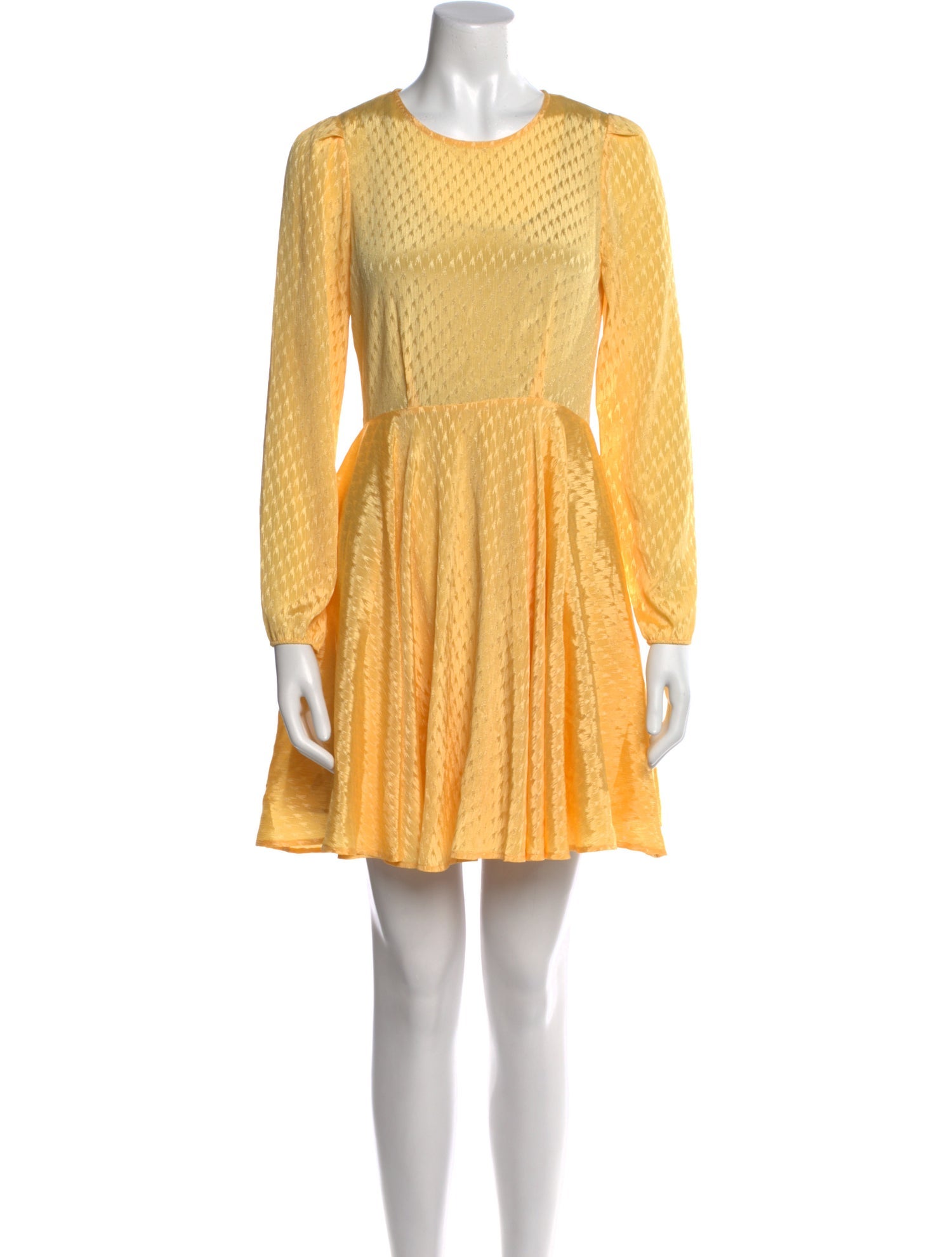 Maje Crew Neck Mini Dress