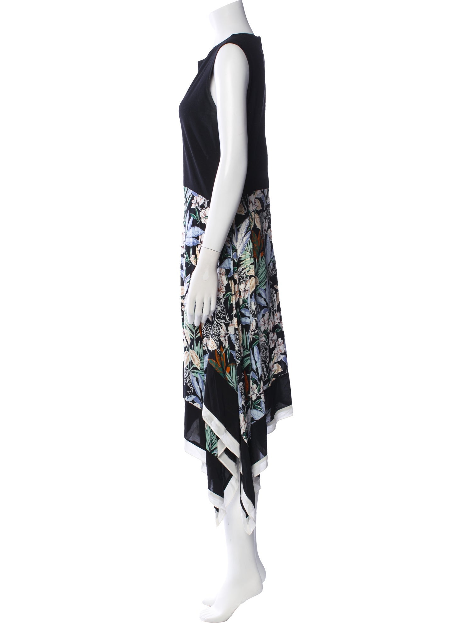 Maje Printed Long Dress