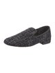 Maje Tweed Printed Loafers