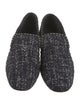 Maje Tweed Printed Loafers