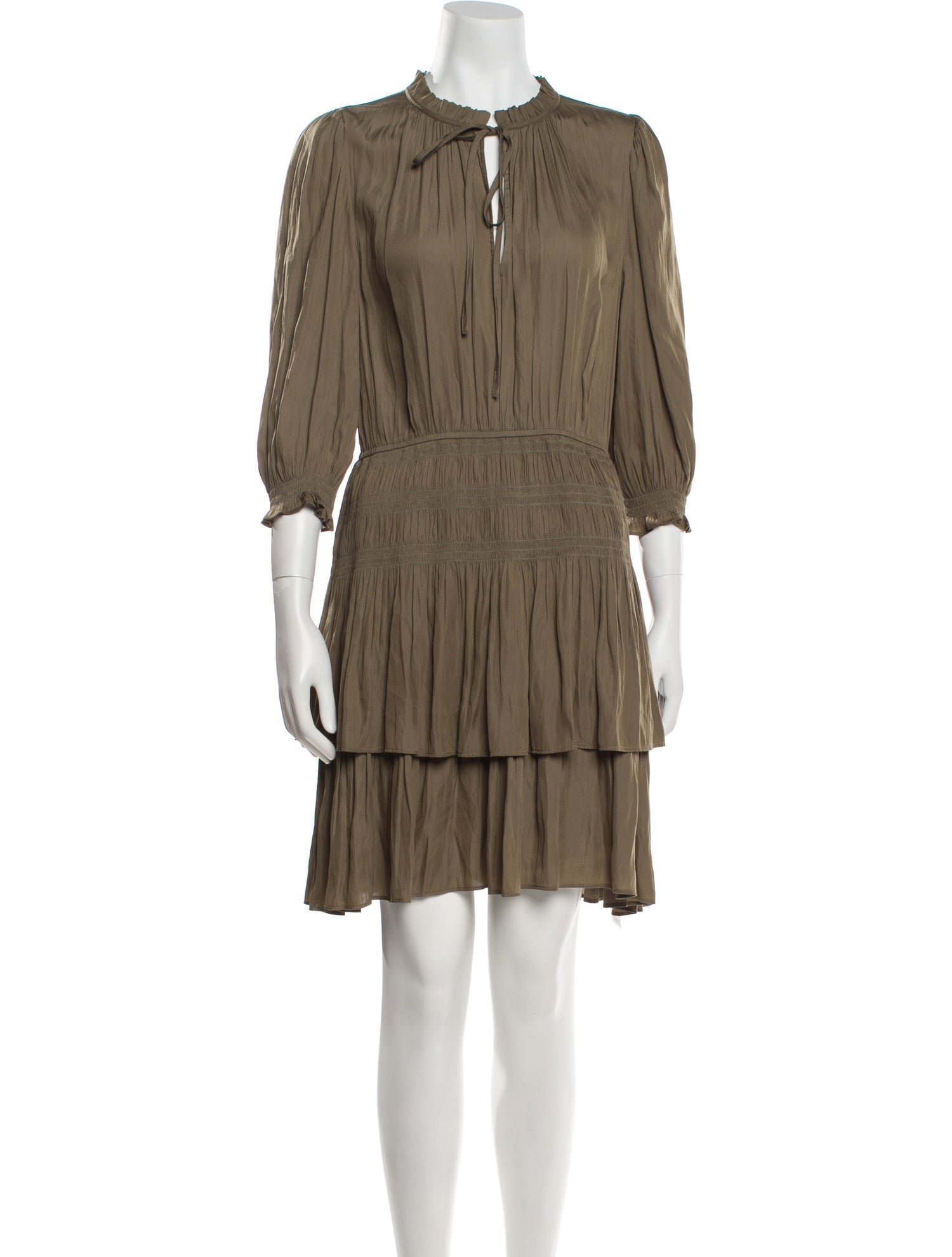 Maje Crew Neck Mini Dress