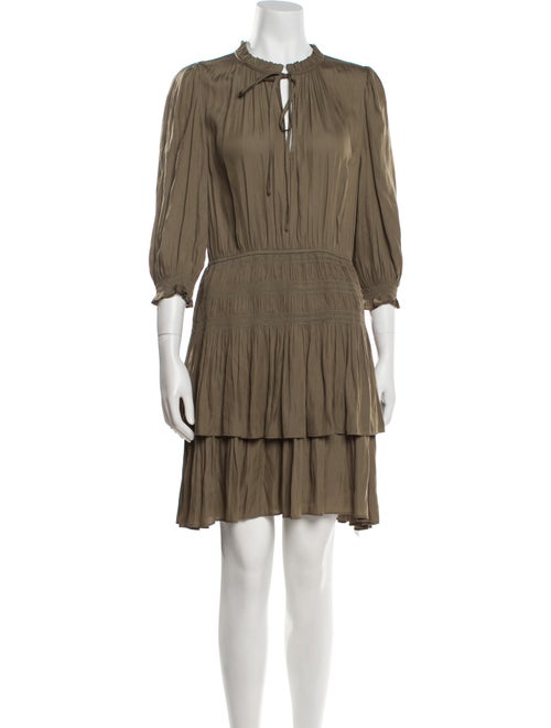 Maje Crew Neck Mini Dress