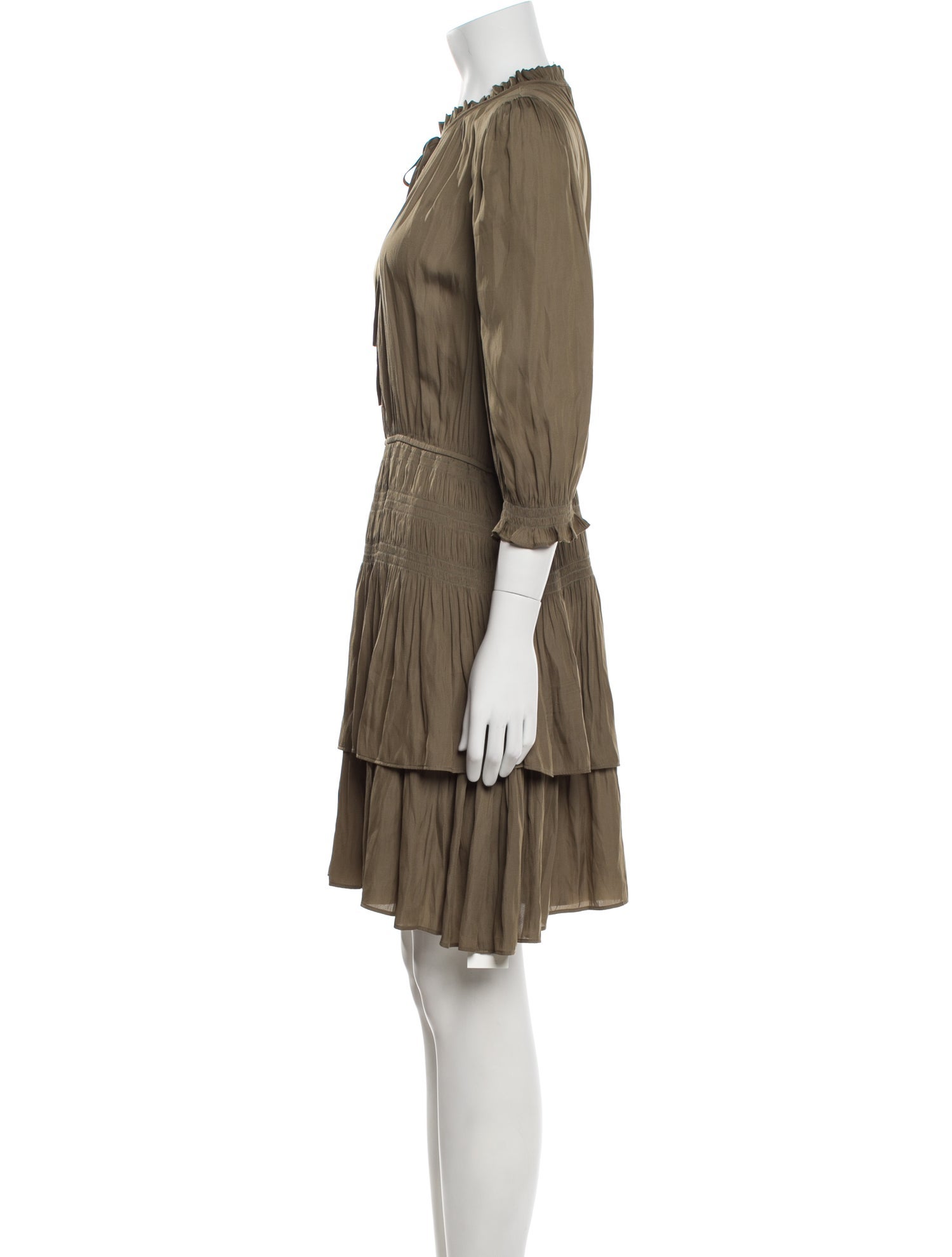 Maje Crew Neck Mini Dress