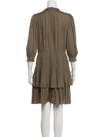 Maje Crew Neck Mini Dress